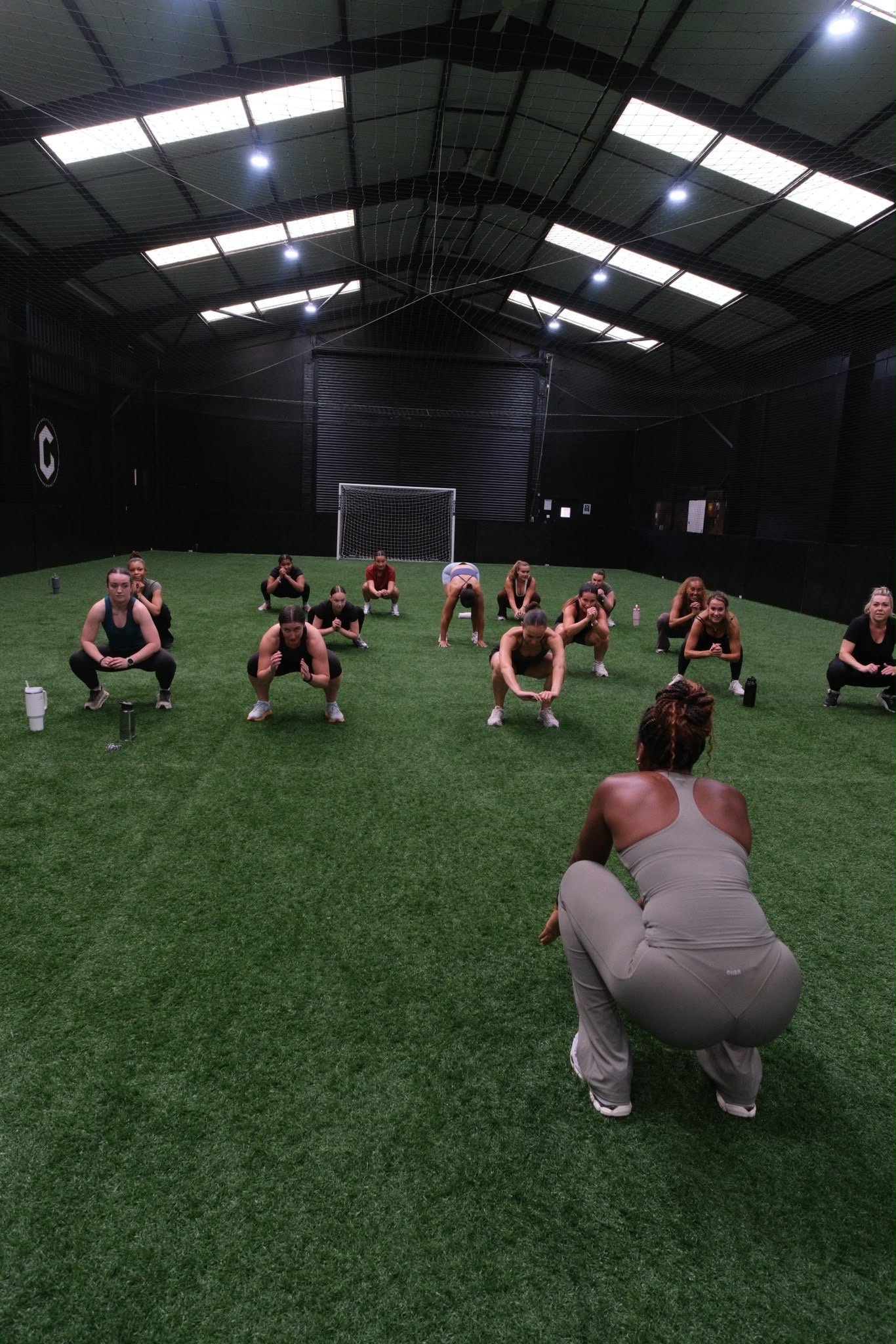 Women training together